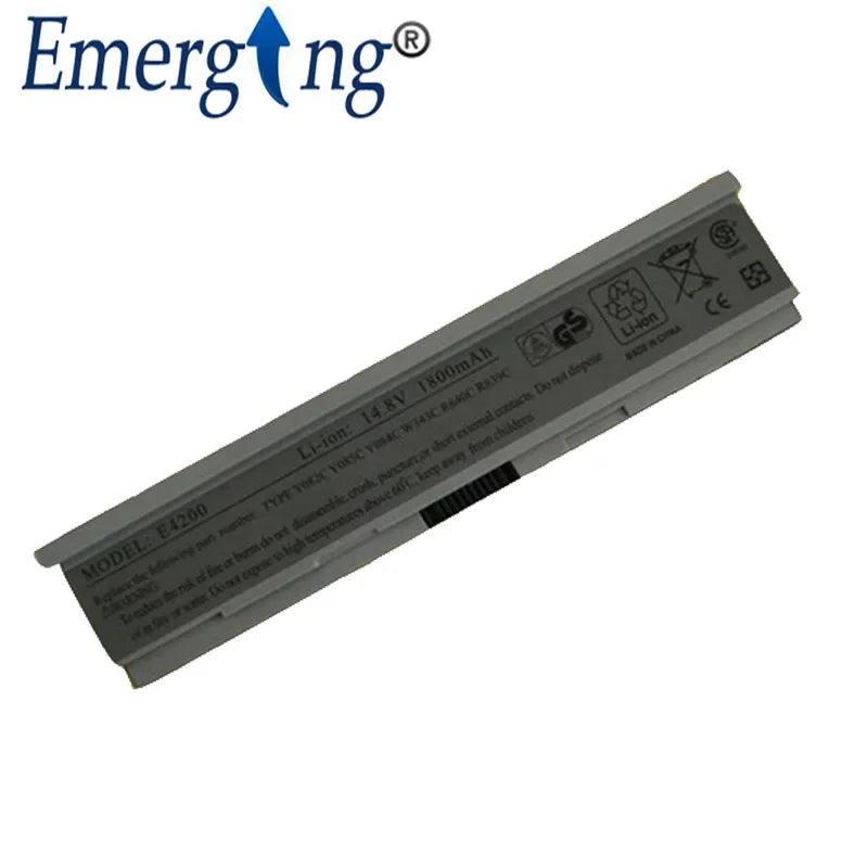 4cells 14.8V New Laptop Battery for Dell E4200 00009 312-0864 451-10644 453-10069 F586J R331H R640C