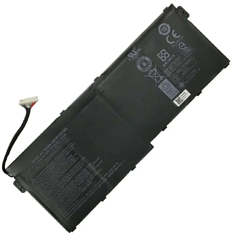 15.2V 69Wh AC16A8N Laptop Battery For Acer Aspire Nitro V17 VN7-793G V 15 BE VN7-793G 41CP7/61/80